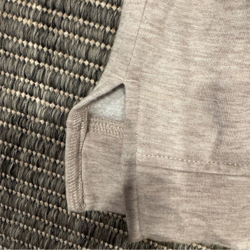 Orvis Oatmeal Colored V-Neck Sweatshirt - Picture 5 of 5